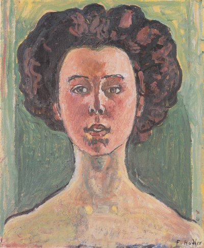 Portret van Gertrud Müller door Ferdinand Hodler